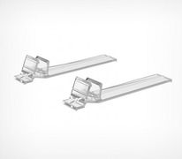 Держатель рамки настольный BASE. Используется для вертикальной установки информации в пластиковых рамках на горизонтальных поверхностях под углом 90 градусов. Подходит для установки ценников и объявлений на уровне глаз покупателя на полках стеллажей и дру